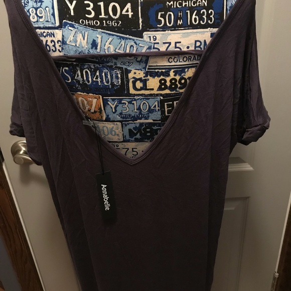 NWT Oversized Maxi Side Slits T-Shirt Dress - Picture 4 of 8